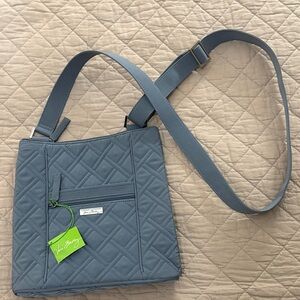 NWT! Vera Bradley HipsterCharcoal Quilted Crossbody Bag